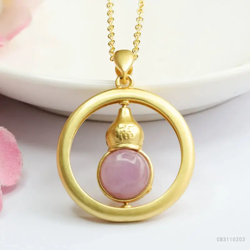 Guan Yu Purple Kunzite Necklace for Women