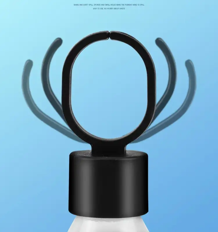 Semi-permanent tattoo sponge ring cup for eyebrow lip finger holder — feature 11
