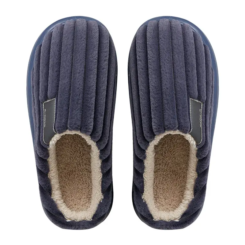 Men's Cotton Warm Slippers Plus Size Winter - Image 14