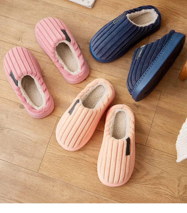 Men's Cotton Warm Slippers Plus Size Winter — feature 27