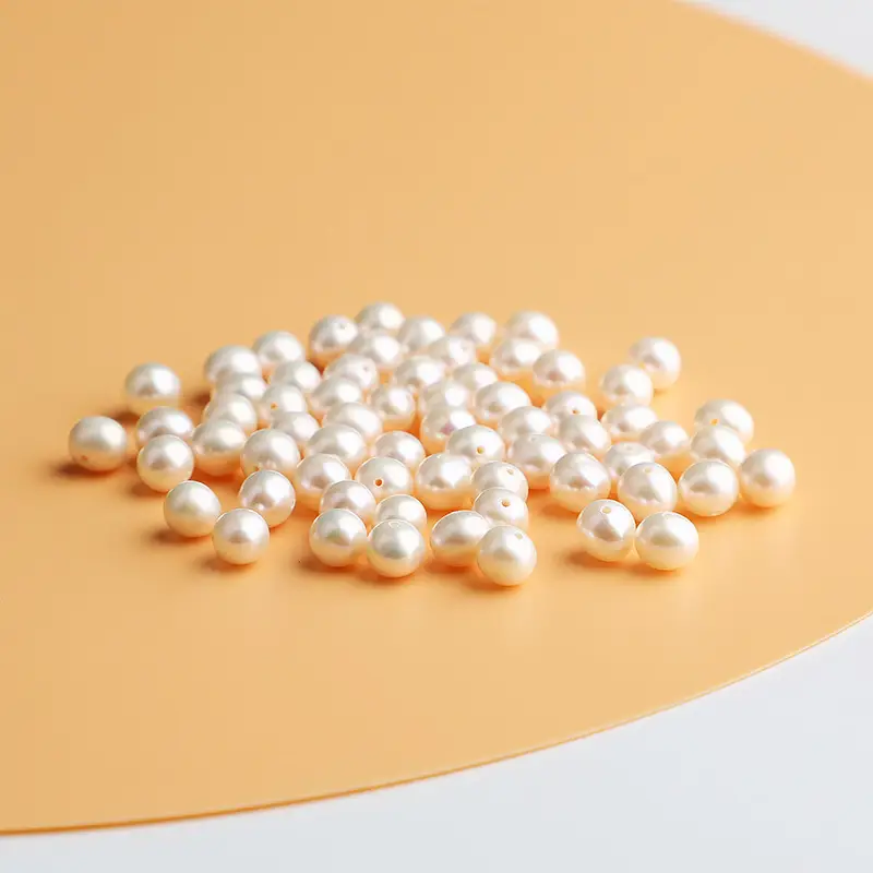 Natural Freshwater Pearl Necklace with Beads DIY Design - Image 5