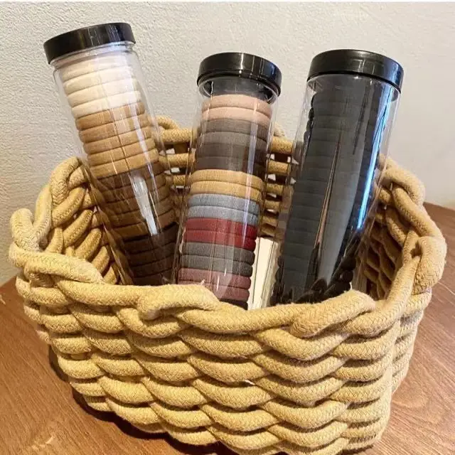 Canned Water Bottles Basket with Straw Cap - Image 2