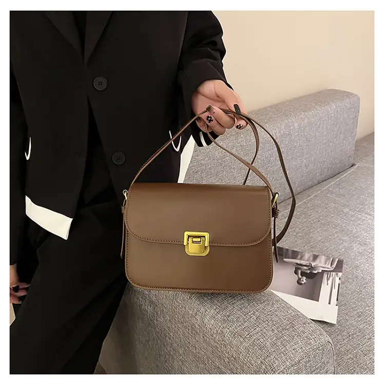 Women's Tan Leather Crossbody Bag 2025 New — feature 32