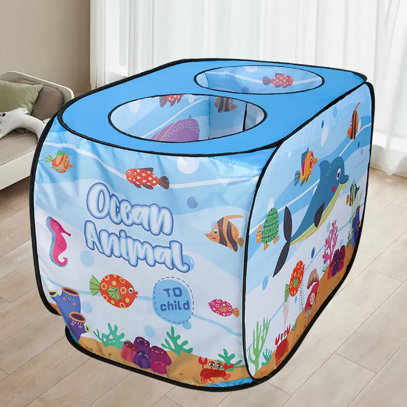 Pink Unicorn Indoor Pop-Up Tent with Automatic Pop-Up Skylight - Image 7