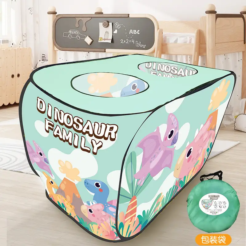 Pink Unicorn Indoor Pop-Up Tent with Automatic Pop-Up Skylight - Image 8