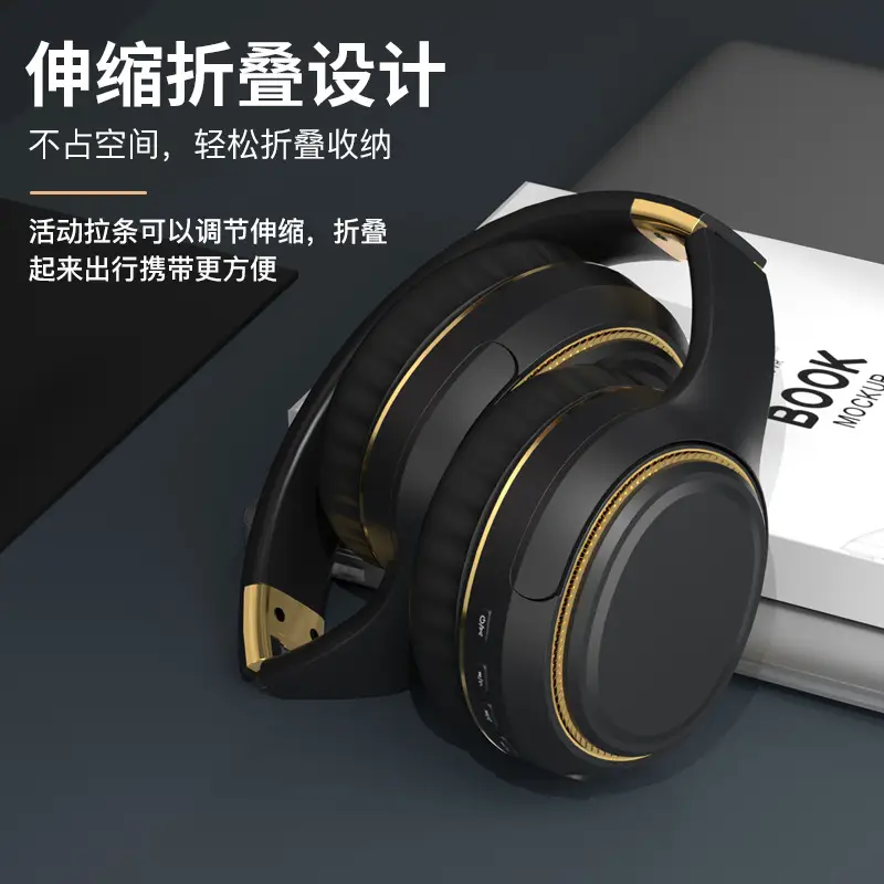 Wireless Bluetooth Headset with Heavy Bass & Foldable Design - Image 6