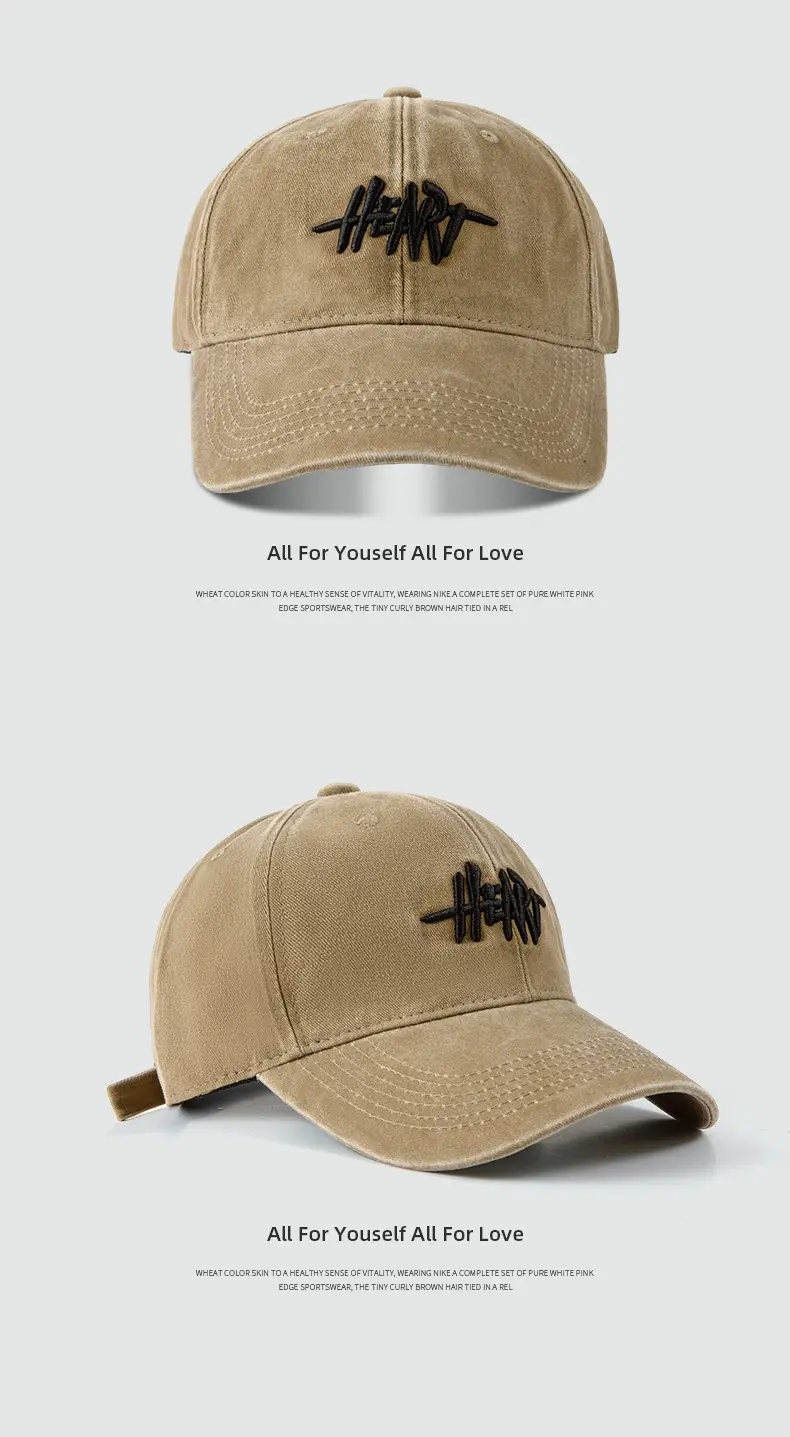 Embroidered Peaked Baseball Cap for Men Women, Adjustable, Cotton, Multi Color — feature 10