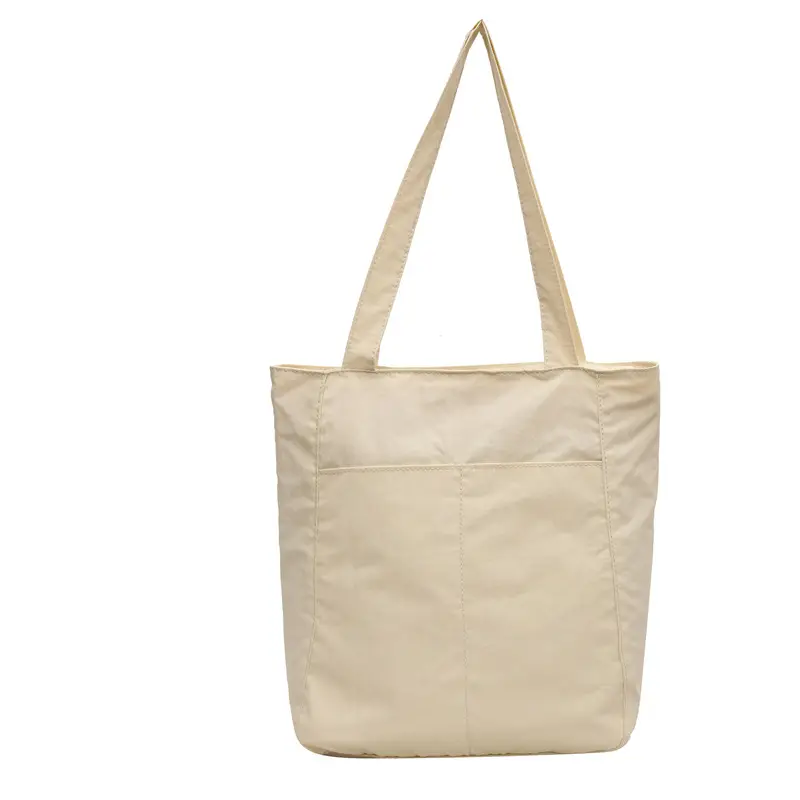 Women's Green Waterproof Nylon Tote Bag - Image 8