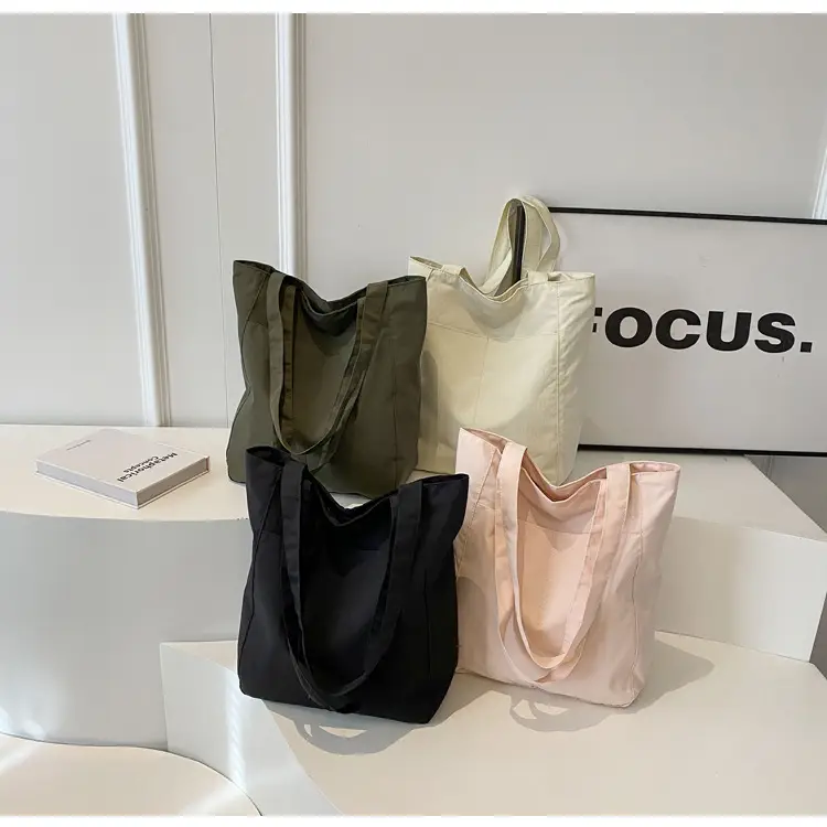 Women's Green Waterproof Nylon Tote Bag — feature 13