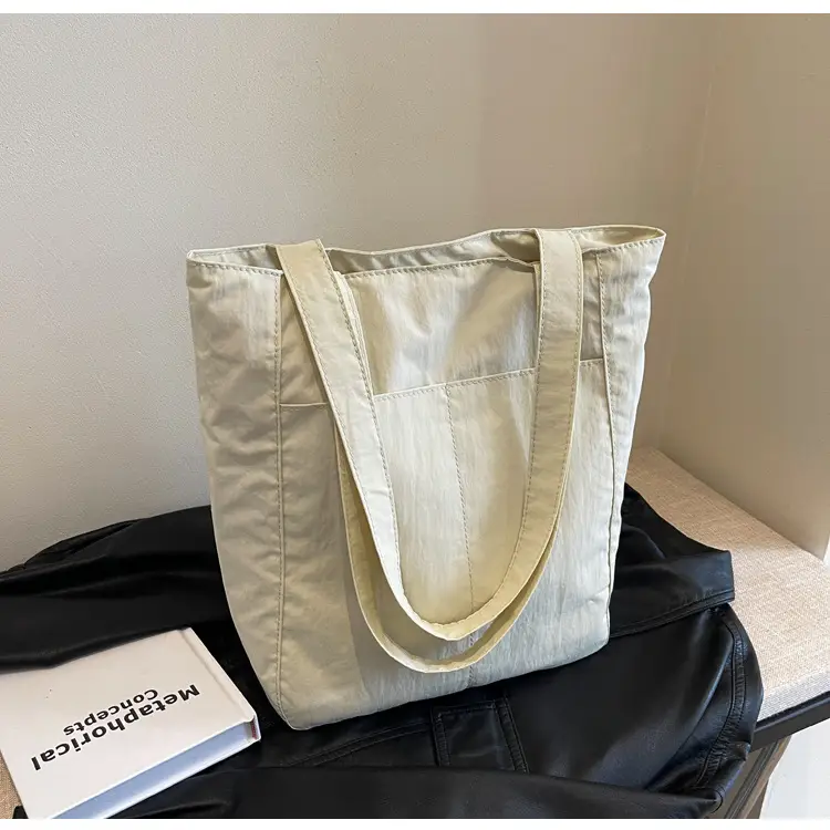Women's Green Waterproof Nylon Tote Bag — feature 16