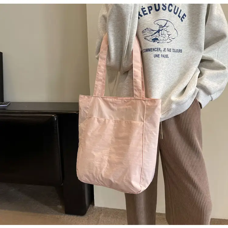 Women's Green Waterproof Nylon Tote Bag — feature 17