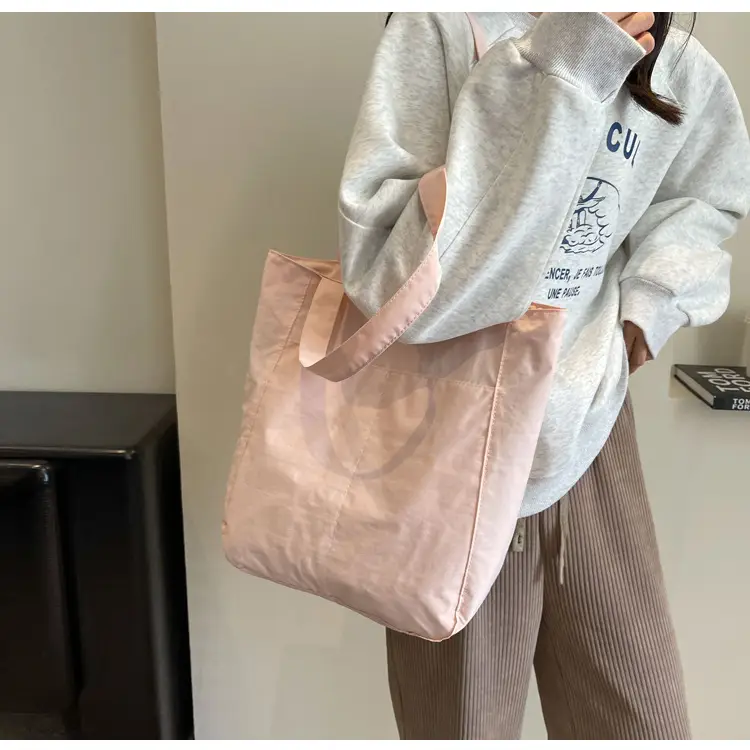 Women's Green Waterproof Nylon Tote Bag — feature 20