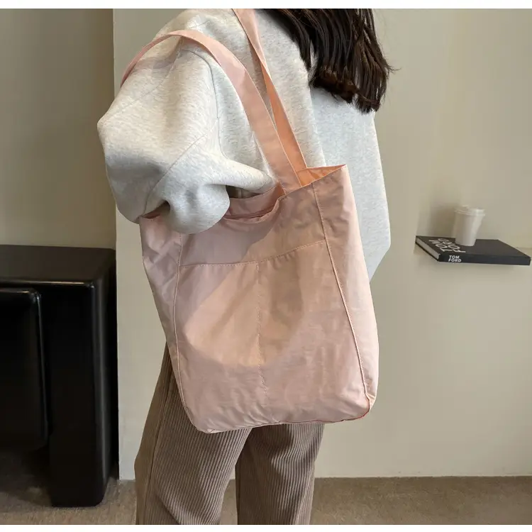 Women's Green Waterproof Nylon Tote Bag — feature 23