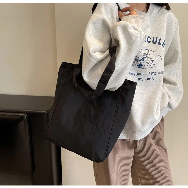 Women's Green Waterproof Nylon Tote Bag — feature 25