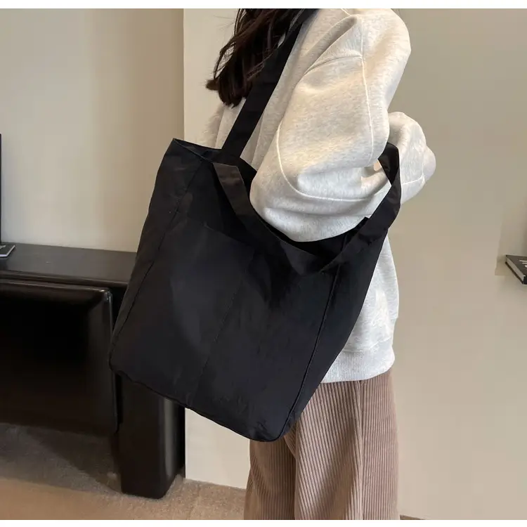 Women's Green Waterproof Nylon Tote Bag — feature 26