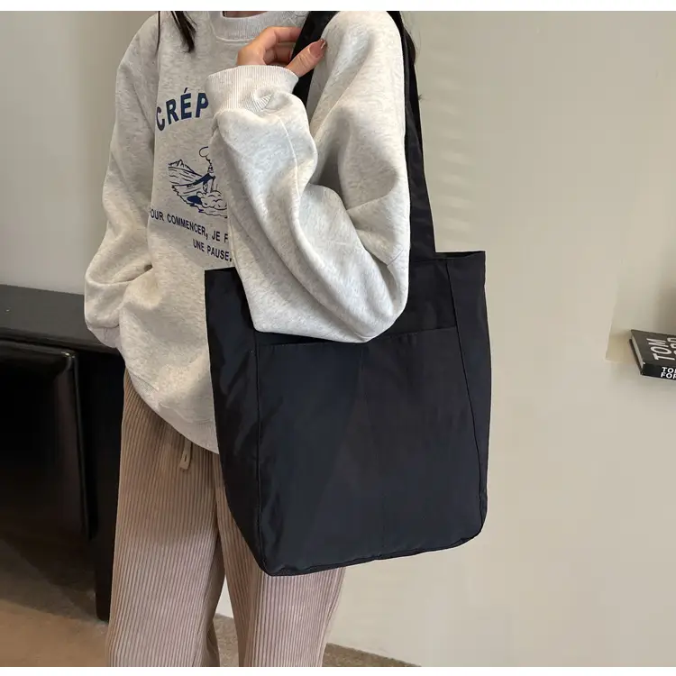 Women's Green Waterproof Nylon Tote Bag — feature 28