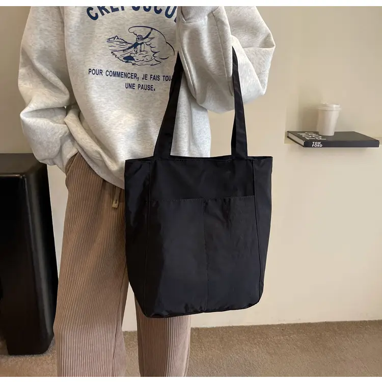 Women's Green Waterproof Nylon Tote Bag — feature 30