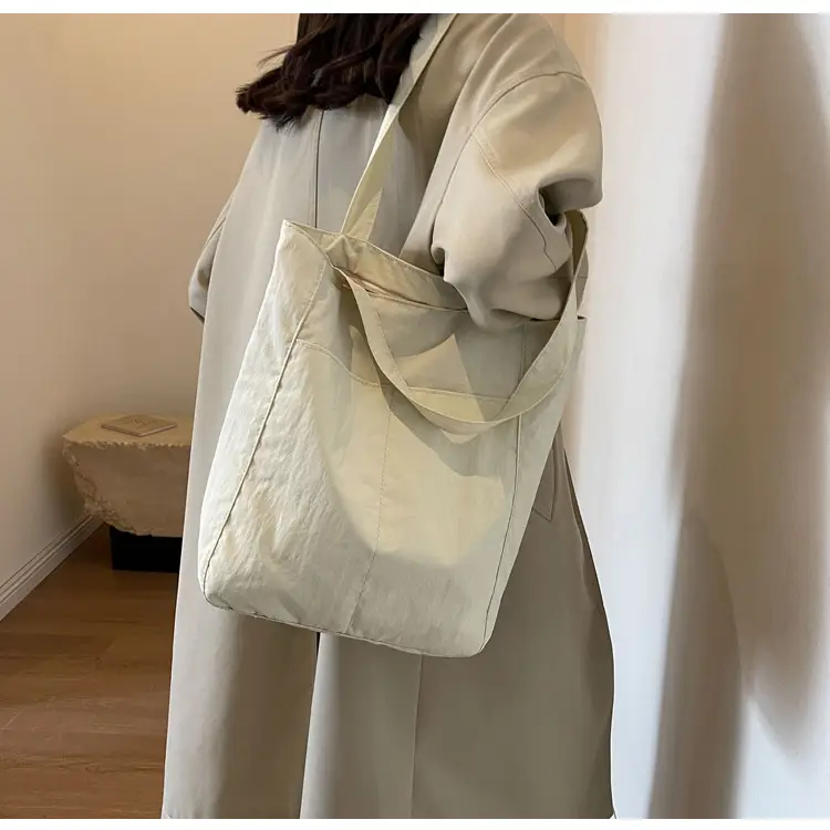 Women's Green Waterproof Nylon Tote Bag — feature 42
