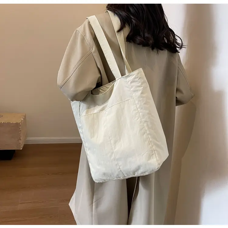 Women's Green Waterproof Nylon Tote Bag — feature 44