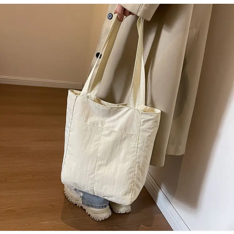 Women's Green Waterproof Nylon Tote Bag — feature 45