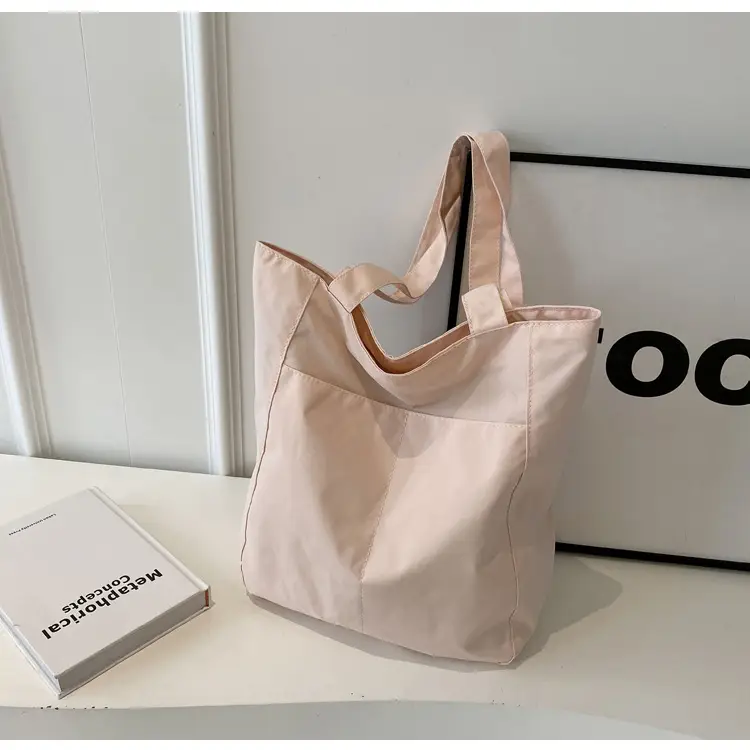 Women's Green Waterproof Nylon Tote Bag — feature 49