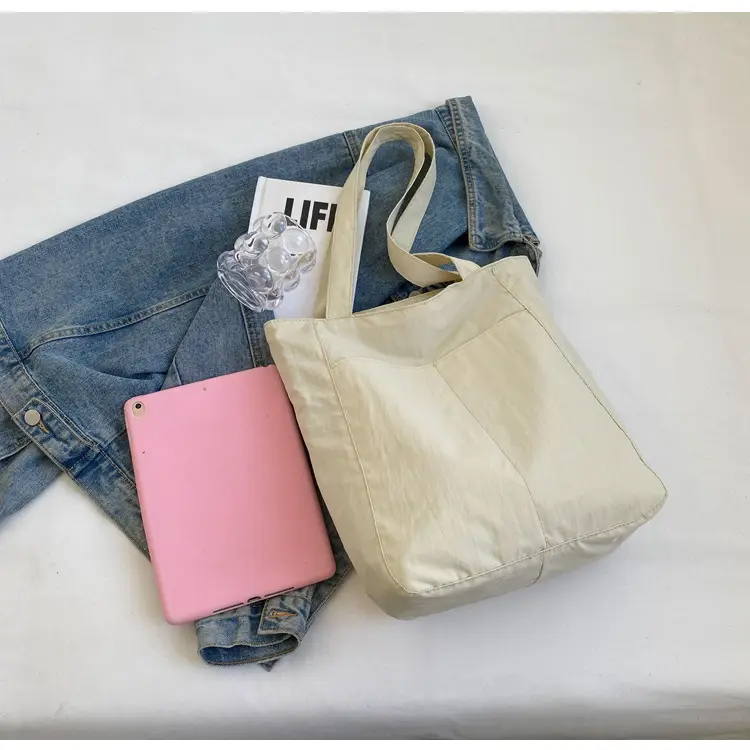 Women's Green Waterproof Nylon Tote Bag — feature 50