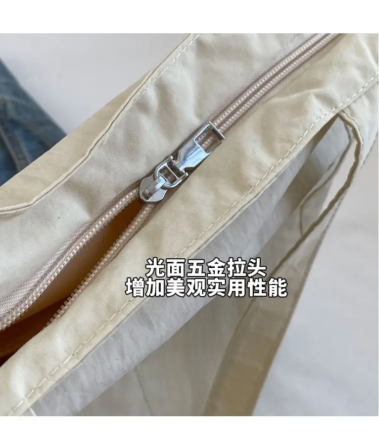 Women's Green Waterproof Nylon Tote Bag — feature 6