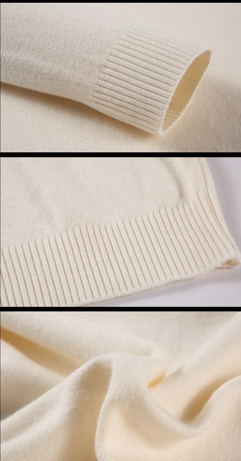 Winter Men's Grey Turtleneck Sweater Solid Color — feature 14