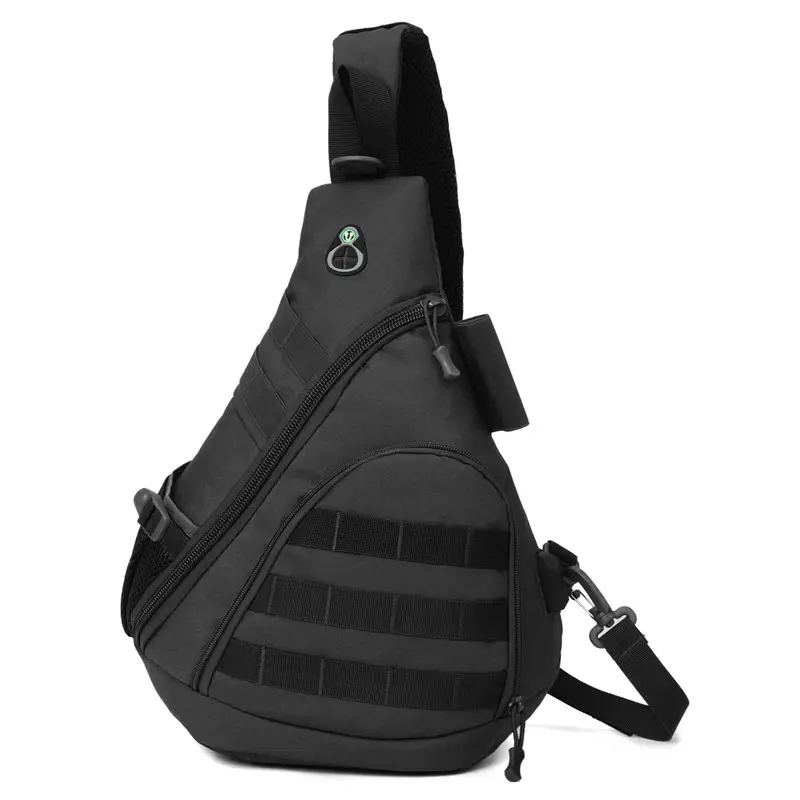 Tactical Shoulder Bag Black New Outdoor Sports Charging - Image 9