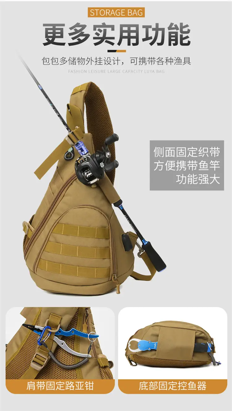 Tactical Shoulder Bag Black New Outdoor Sports Charging — feature 18