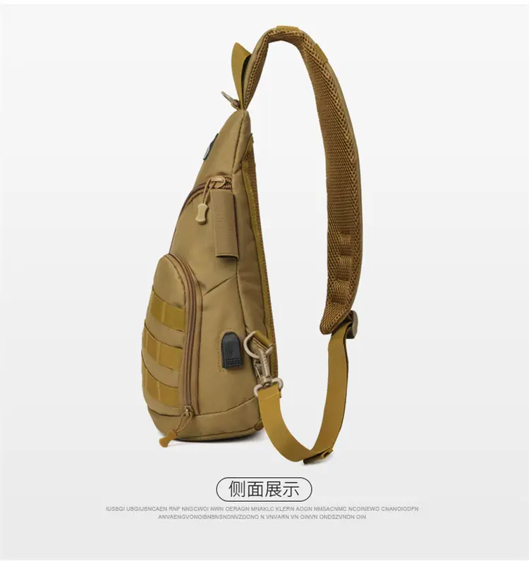 Tactical Shoulder Bag Black New Outdoor Sports Charging — feature 26