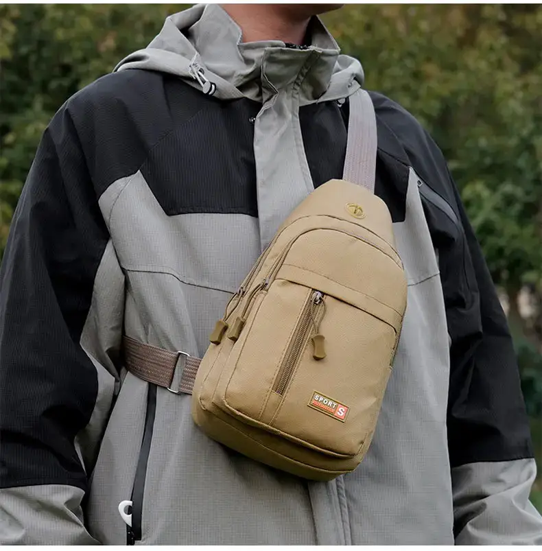 Men's Digital Print Messenger Bag High Capacity Sports Casual — feature 15