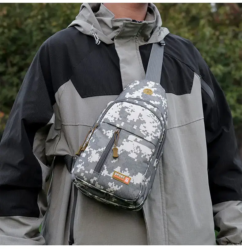 Men's Digital Print Messenger Bag High Capacity Sports Casual — feature 16