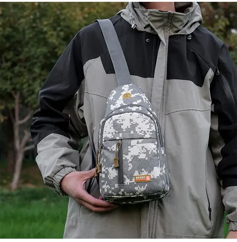 Men's Digital Print Messenger Bag High Capacity Sports Casual — feature 17