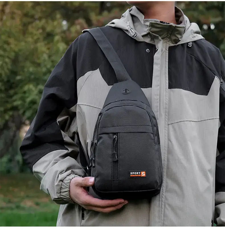 Men's Digital Print Messenger Bag High Capacity Sports Casual — feature 19
