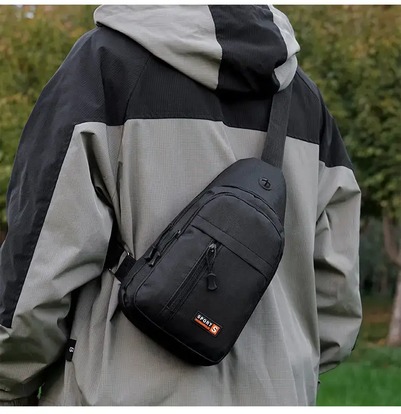 Men's Digital Print Messenger Bag High Capacity Sports Casual — feature 21