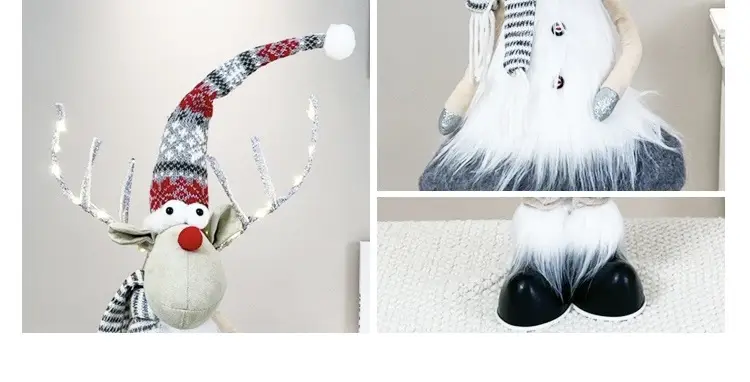 Christmas Deer Doll Toy Decorative Ornament 50cm — feature 8