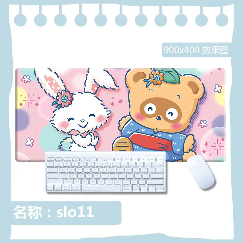 Sanrio Mouse Pad Kuromi Keyboard Anti-Slip Mat Cinnamoroll Female Study Desk Mat Computer Desk Cartoon Large Size - Image 10