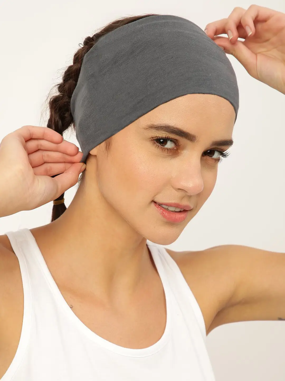 Women's Retro Sweat-Absorbent Headband with Elastic Band — feature 7