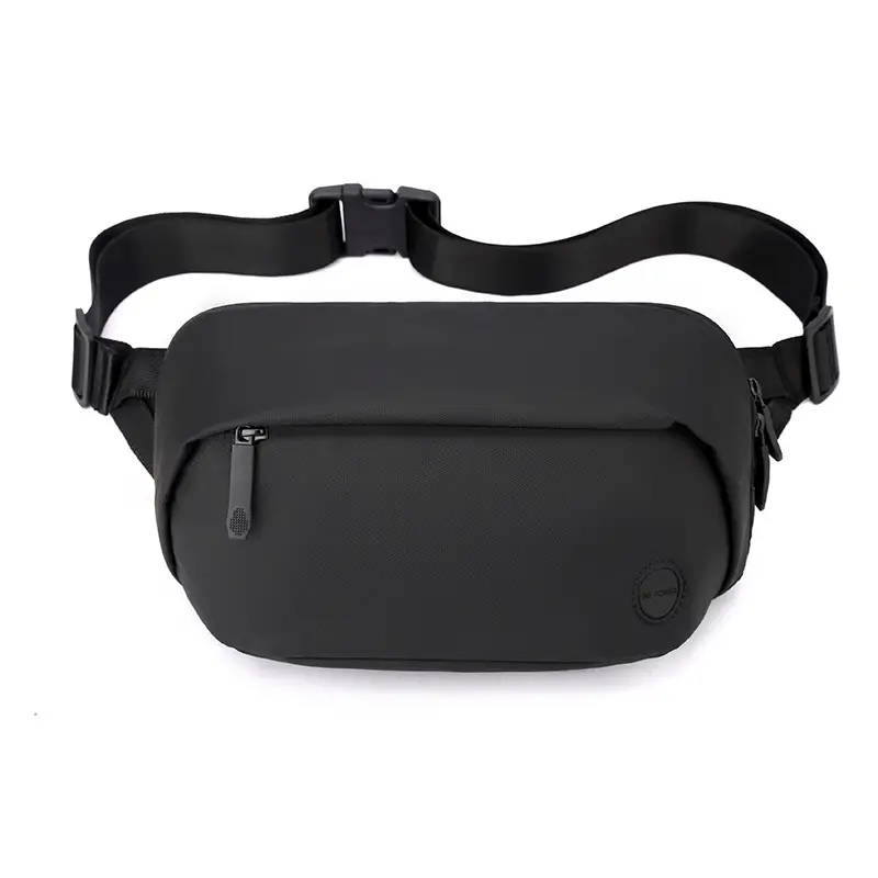 Men's Black Multi-Functional Waist Bag with Camera & Tablet - Image 9