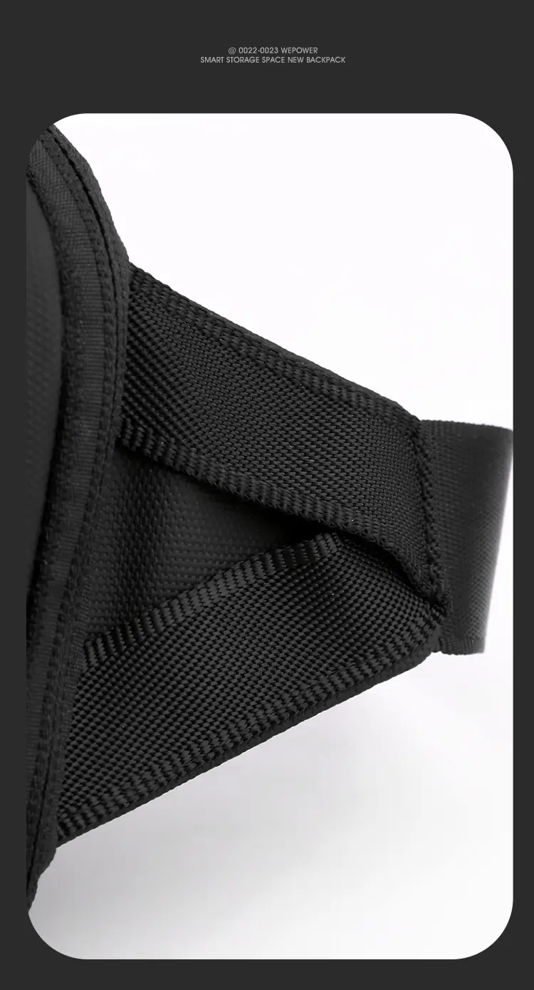 Men's Black Multi-Functional Waist Bag with Camera & Tablet — feature 21