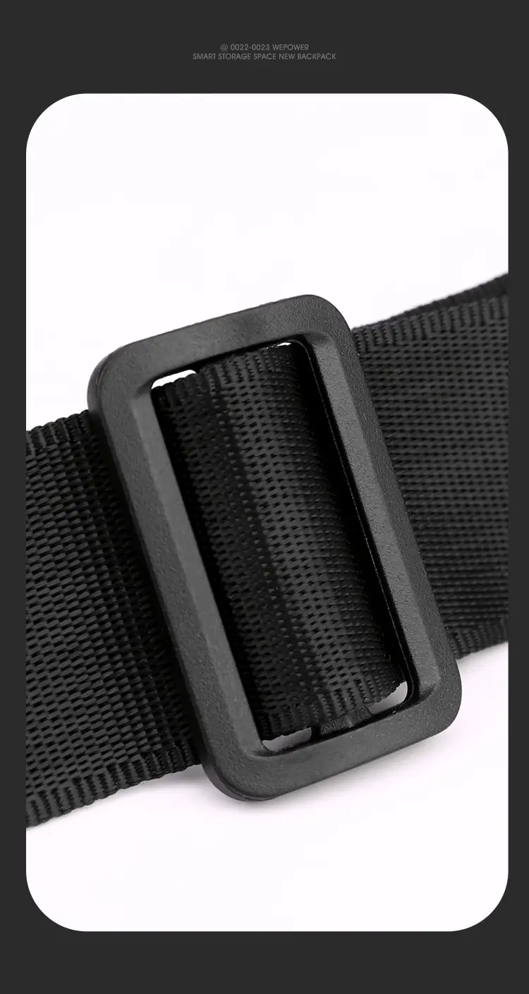 Men's Black Multi-Functional Waist Bag with Camera & Tablet — feature 22