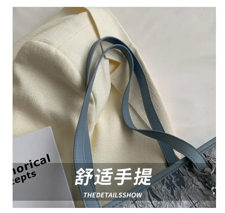 Pearl Chain Shoulder Bag for Women with Pearl Embroidery — feature 5