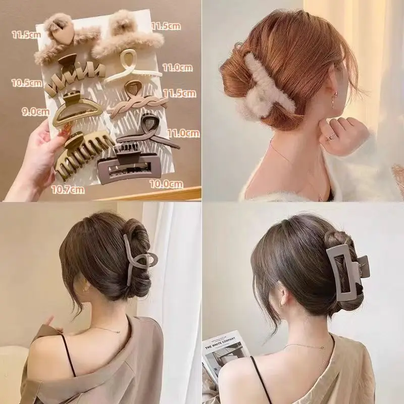 Plush Hair Clips for Women Men Winter Accessories 11.5cm — feature 8
