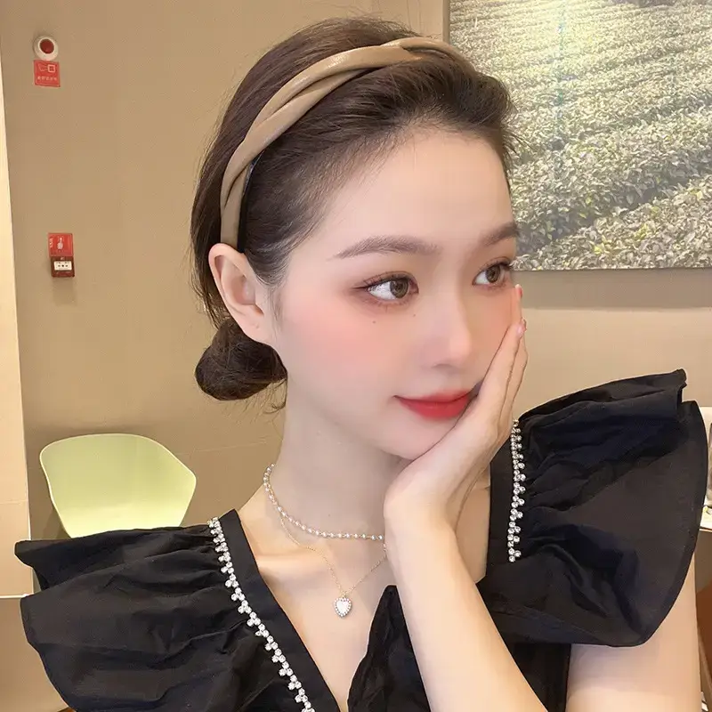 Women Retro Headband Blue 2025 Wide Bristle Hairpin - Image 10