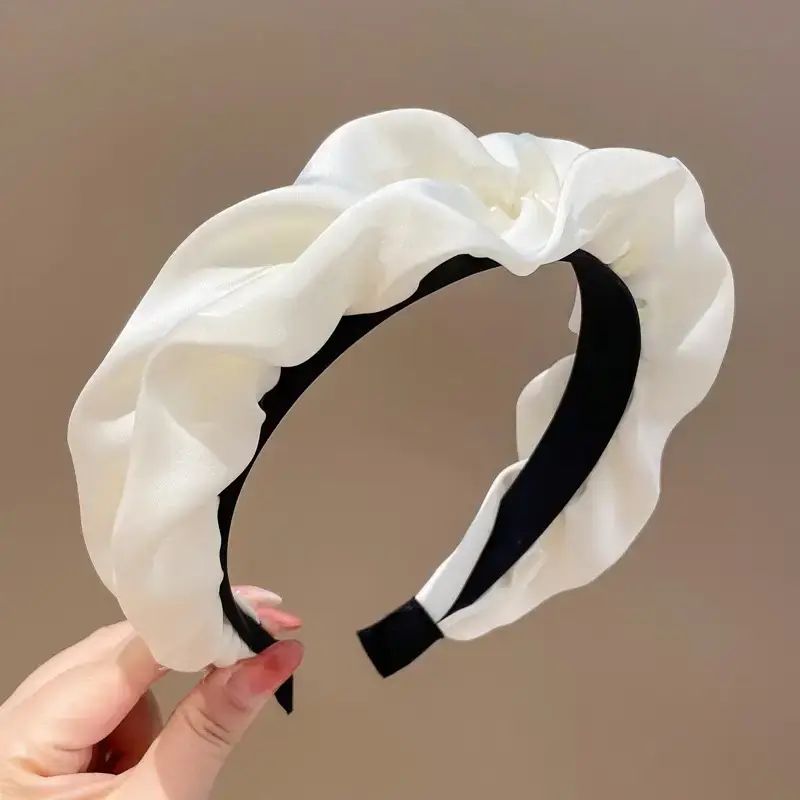 Women Retro Headband Blue 2025 Wide Bristle Hairpin - Image 48
