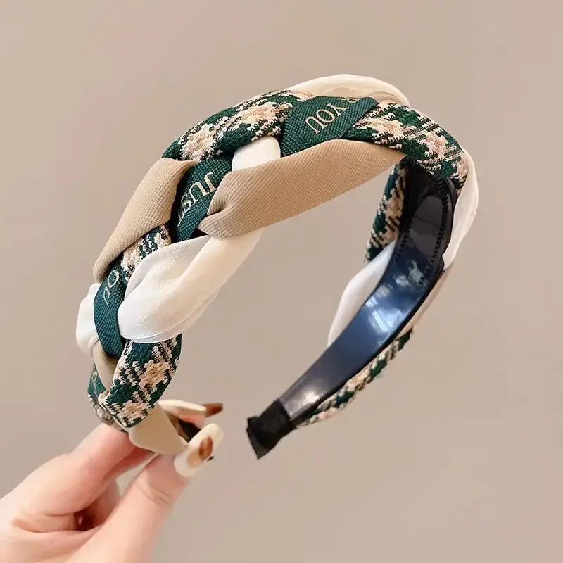 Women Retro Headband Blue 2025 Wide Bristle Hairpin - Image 8