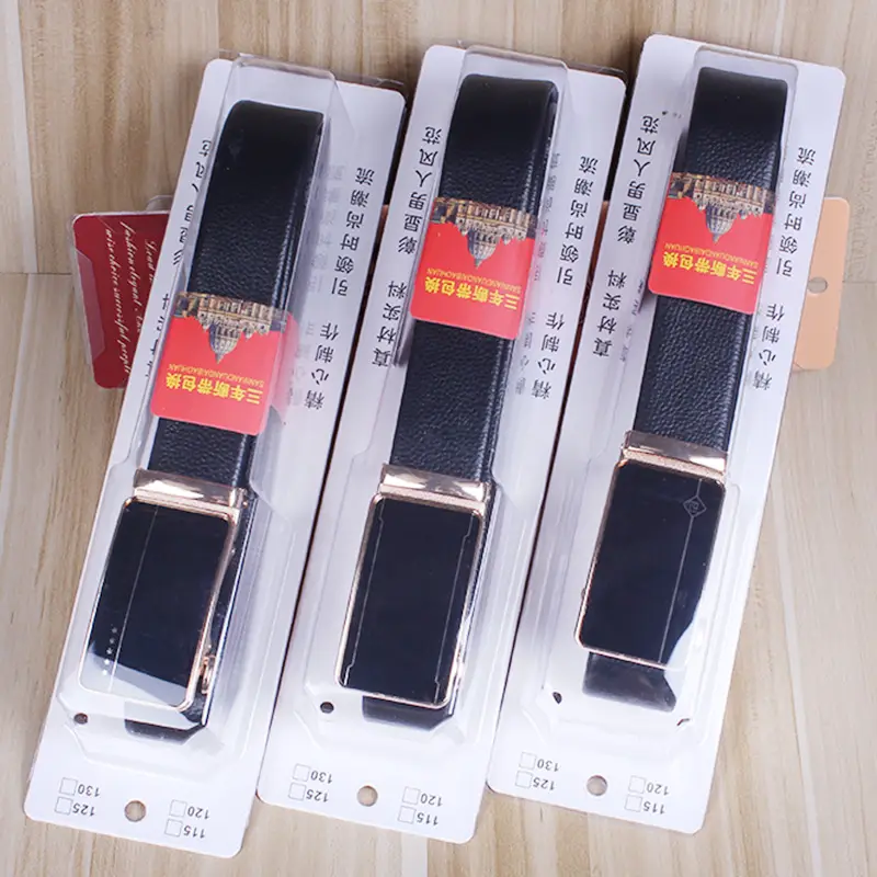 Men's Black Leather Belt with Gold Buckle - Image 14