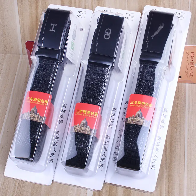 Men's Black Leather Belt with Gold Buckle - Image 23