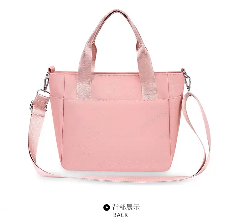 Light Blue Nylon Shoulder Bag for Women — feature 33